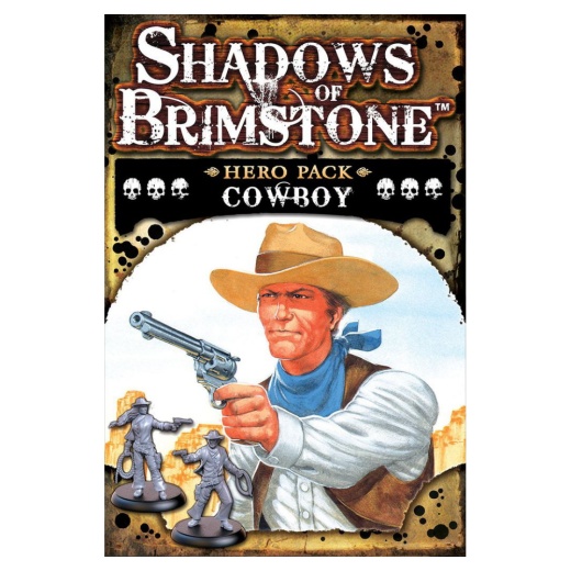 Shadows of Brimstone: Cowboy Hero Pack (Exp.) ryhmässä SEURAPELIT / Lisäosat @ Spelexperten (FFP07H05)