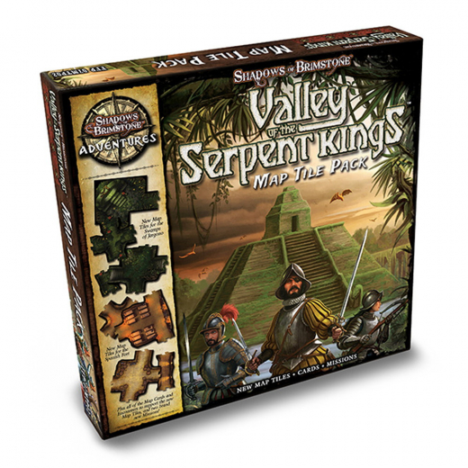 Shadows of Brimstone: Valley of the Serpent Kings - Map Tile Pack (Exp.) ryhmässä SEURAPELIT / Lisäosat @ Spelexperten (FFP07MTP02)