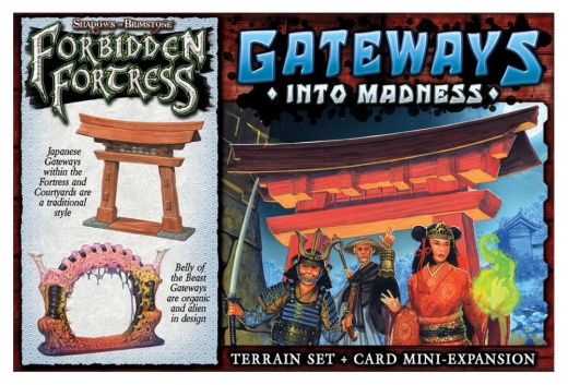 Shadows of Brimstone: Forbidden Fortress - Gateways Into Madness (Exp.) ryhmässä SEURAPELIT / Lisäosat @ Spelexperten (FFP07T02)