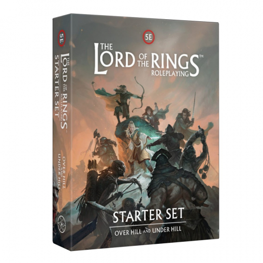 The Lord of the Rings RPG 5E: Starter Set - Over Hill and Under Hill ryhmässä SEURAPELIT / Roolipelit / The Lord of the Rings RPG 5E @ Spelexperten (FLFLTR006)