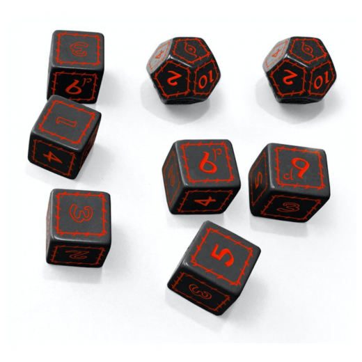 The One Ring RPG: Dice Set - Black ryhmässä SEURAPELIT / Roolipelit / The One Ring @ Spelexperten (FLFTOR007)