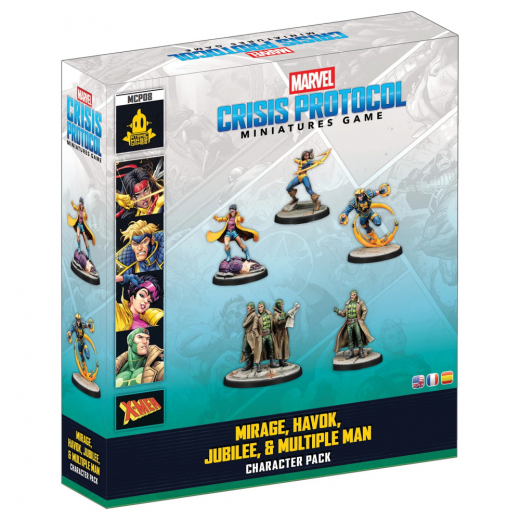 Marvel: Crisis Protocol -  Mirage, Havok, Jubilee & Multiple Man (Exp.) ryhmässä SEURAPELIT / Lisäosat @ Spelexperten (FMCP08)
