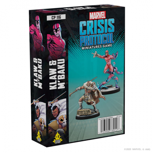Marvel: Crisis Protocol - Klaw and M'Baku (Exp.) ryhmässä SEURAPELIT / Lisäosat @ Spelexperten (FMSG116)