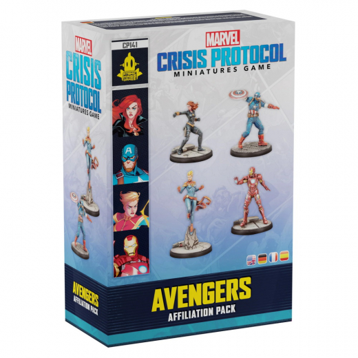 Marvel: Crisis Protocol - Avengers Affiliation Pack (Exp.) ryhmässä SEURAPELIT / Lisäosat @ Spelexperten (FMSG141)