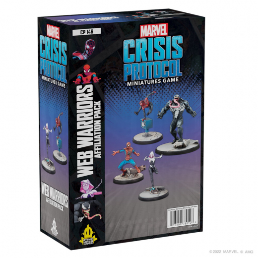 Marvel: Crisis Protocol - Web Warriors Affiliation Pack (Exp.) ryhmässä SEURAPELIT / Lisäosat @ Spelexperten (FMSG146)