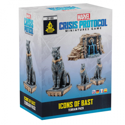 Marvel: Crisis Protocol - Icons of Bast Terrain Pack (Exp.) ryhmässä SEURAPELIT / Lisäosat @ Spelexperten (FMSG180)