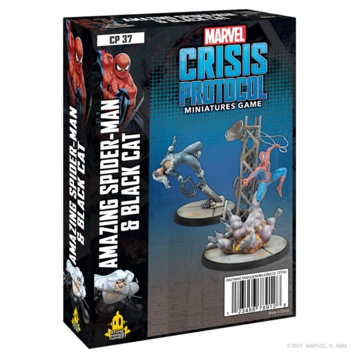 Marvel: Crisis Protocol - Amazing Spider-Man and Black Cat (Exp.) ryhmässä SEURAPELIT / Lisäosat @ Spelexperten (FMSG37)
