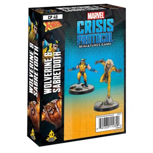 Marvel: Crisis Protocol - Wolverine and Sabertooth (Exp.) ryhmässä SEURAPELIT / Lisäosat @ Spelexperten (FMSG40)