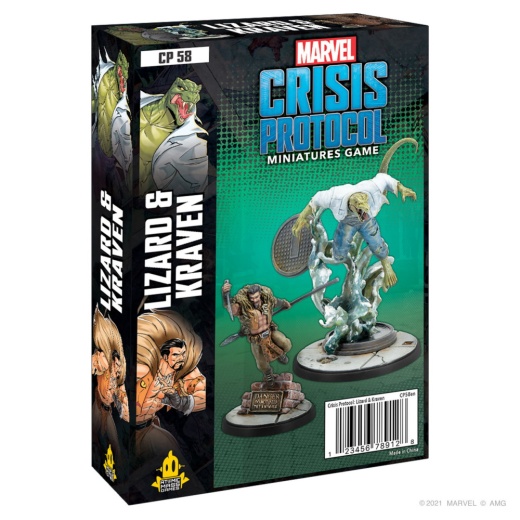 Marvel: Crisis Protocol - Lizard and Kraven (Exp.) ryhmässä SEURAPELIT / Lisäosat @ Spelexperten (FMSG58)