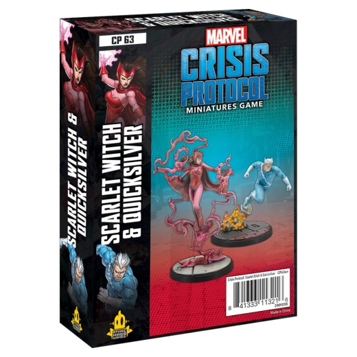 Marvel: Crisis Protocol - Scarlet Witch and Quicksilver (Exp.) ryhmässä SEURAPELIT / Lisäosat @ Spelexperten (FMSG63)