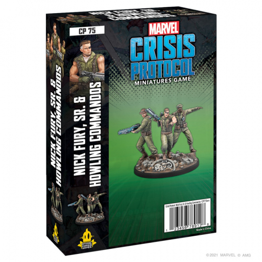 Marvel: Crisis Protocol - Nick Fury, Sr. and the Howling Commandos (Exp.) ryhmässä SEURAPELIT / Lisäosat @ Spelexperten (FMSG75)