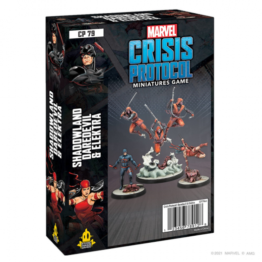 Marvel: Crisis Protocol - Shadowland Daredevil and Elektra (Exp.) ryhmässä SEURAPELIT / Lisäosat @ Spelexperten (FMSG79)