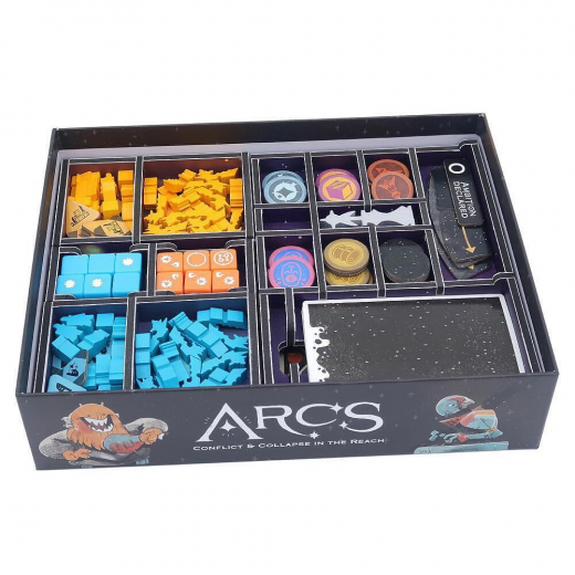 Folded Space Insert - Arcs + Expansions ryhmässä SEURAPELIT / Tarvikkeet / Inserts & Organizers @ Spelexperten (FS-ARCS)