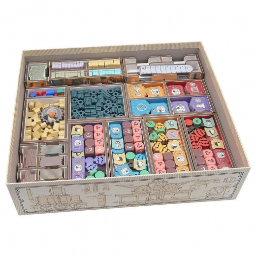 Folded Space Colour Insert - Arkwright: Anniversary Edition ryhmässä SEURAPELIT / Tarvikkeet / Inserts & Organizers @ Spelexperten (FS-ARKWRT)