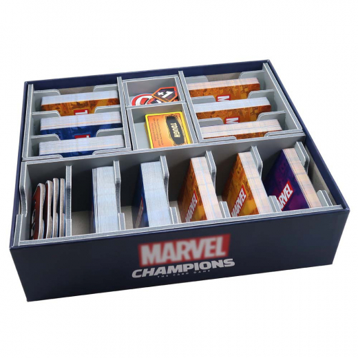 Folded Space Insert - Marvel Champions: The Card Game ryhmässä SEURAPELIT / Tarvikkeet / Inserts & Organizers @ Spelexperten (FS-MARCH)
