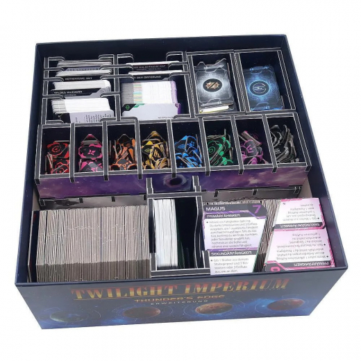 Folded Space Colour Insert - Twilight Imperium: Thunder's Edge ryhmässä SEURAPELIT / Tarvikkeet / Inserts & Organizers @ Spelexperten (FS-TI4TE)