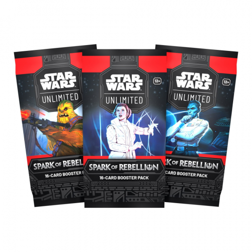 Star Wars: Unlimited - Spark of Rebellion Booster Pack ryhmässä SEURAPELIT / Korttipelit @ Spelexperten (FSWH0101-BOS)