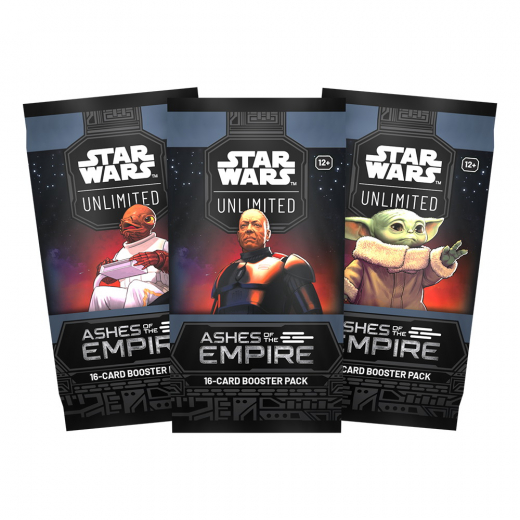 Star Wars: Unlimited - Ashes of the Empire Booster Pack ryhmässä SEURAPELIT / Korttipelit @ Spelexperten (FSWH0802-BOS)