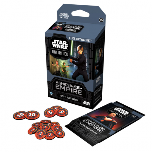 Star Wars: Unlimited - Ashes of the Empire Spotlight Deck: Luke Skywalker ryhmässä SEURAPELIT / Korttipelit @ Spelexperten (FSWH0810-LUK)