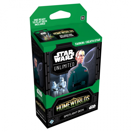 Star Wars: Unlimited - Homeworlds Tarkin/Death Star Spotlight Deck ryhmässä SEURAPELIT / Pelisarjat / Star Wars: Unlimited TCG @ Spelexperten (FSWH0910-TAR)