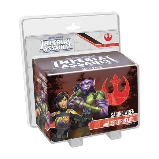 Star Wars: Imperial Assault - Sabine Wren & Zeb Orrelios Ally Pack (Exp.) ryhmässä  @ Spelexperten (FSWI56)