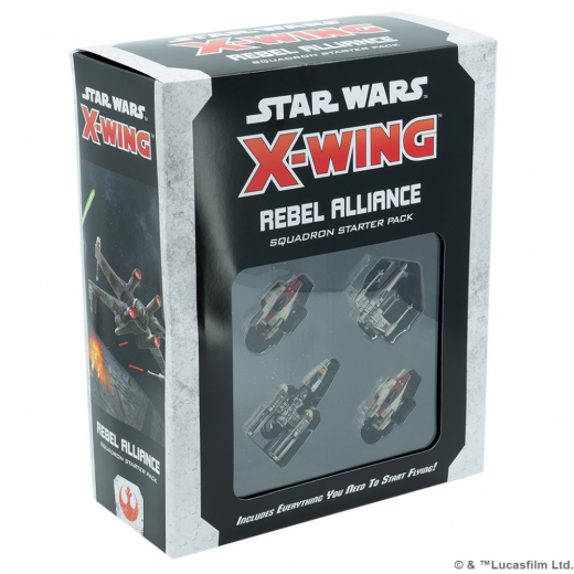 Star Wars: X-Wing - Rebel Alliance Squadron Starter Pack (Exp.) ryhmässä SEURAPELIT / Pelisarjat / Star Wars X-Wing @ Spelexperten (FSWZ106)