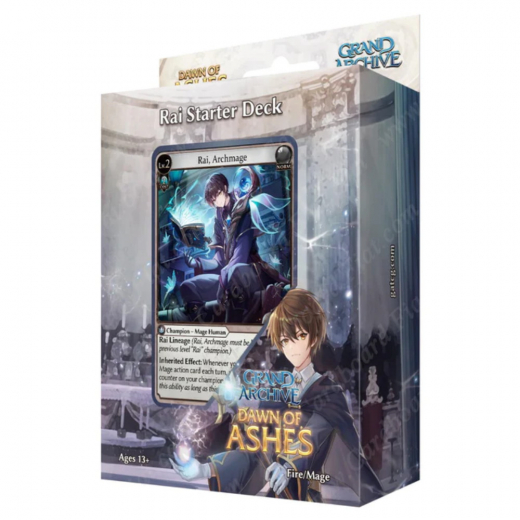 Grand Archive TCG: Dawn of Ashes Starter - Rai ryhmässä SEURAPELIT / Korttipelit @ Spelexperten (GA23S1-EN-RAI)