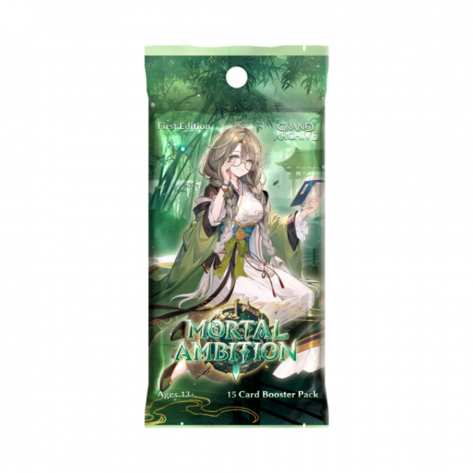 Grand Archive TCG: Mortal Ambition Booster Pack ryhmässä SEURAPELIT / Korttipelit @ Spelexperten (GA24B5-EN-BOS)