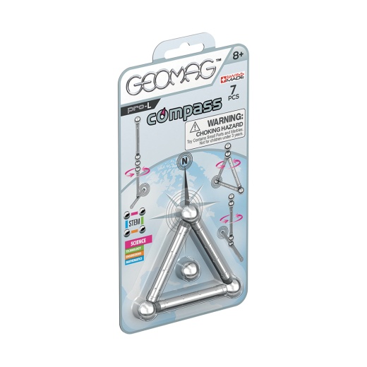 Geomag Pro-L Compass ryhmässä LELUT / Rakennuspalikat / Geomag @ Spelexperten (GEO016)