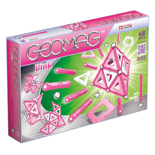 Geomag Pink 68 Osaa ryhmässä  @ Spelexperten (GEO342)