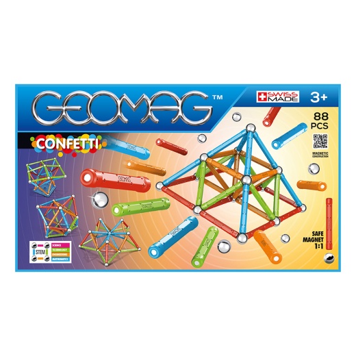 Geomag Confetti 88 Osaa ryhmässä  @ Spelexperten (GEO353)