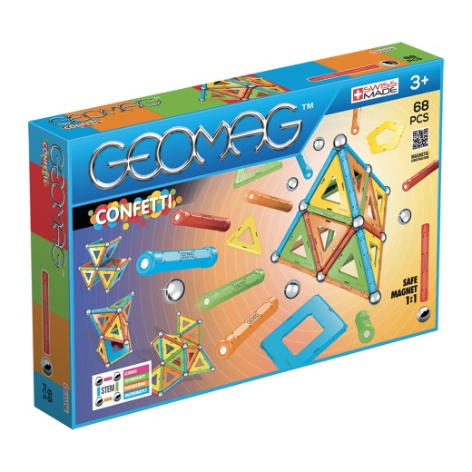 Geomag Confetti 68 Osaa ryhmässä  @ Spelexperten (GEO355)