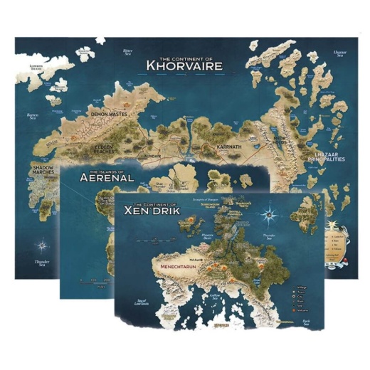 Dungeons & Dragons: Eberron Map Set ryhmässä SEURAPELIT / Roolipelit / Dungeons & Dragons @ Spelexperten (GF072794)