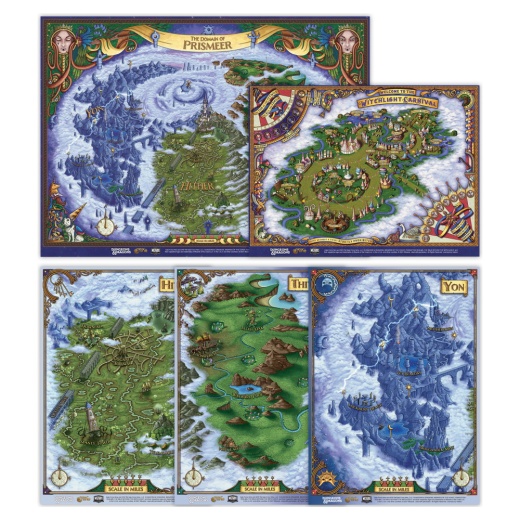 Dungeons & Dragons: The Wild Beyond the Witchlight Map Set ryhmässä SEURAPELIT / Roolipelit / Dungeons & Dragons @ Spelexperten (GF072807)