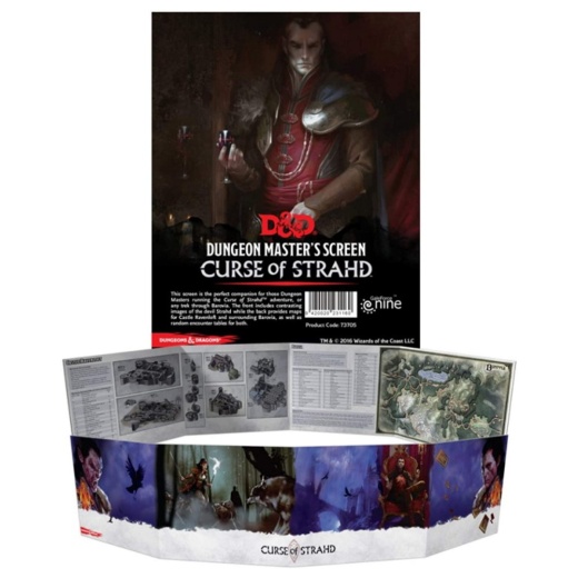 Dungeons & Dragons: Curse of Strahd DM Screen ryhmässä SEURAPELIT / Roolipelit / Dungeons & Dragons @ Spelexperten (GF073705)