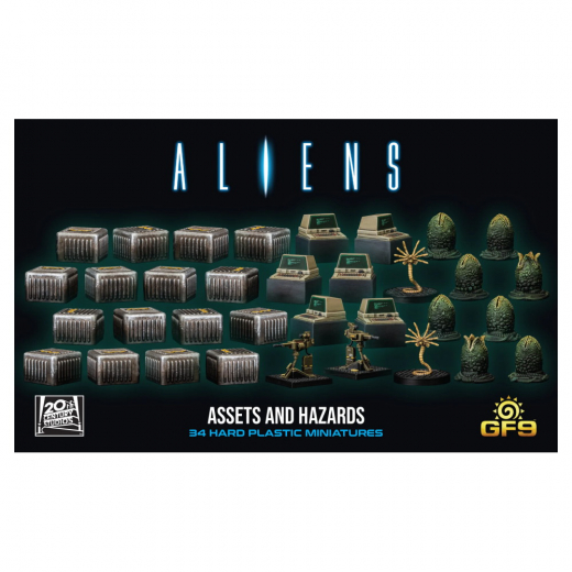 Aliens: Assets and Hazards (Exp.) ryhmässä SEURAPELIT / Tarvikkeet / Muut @ Spelexperten (GFALIEN15)