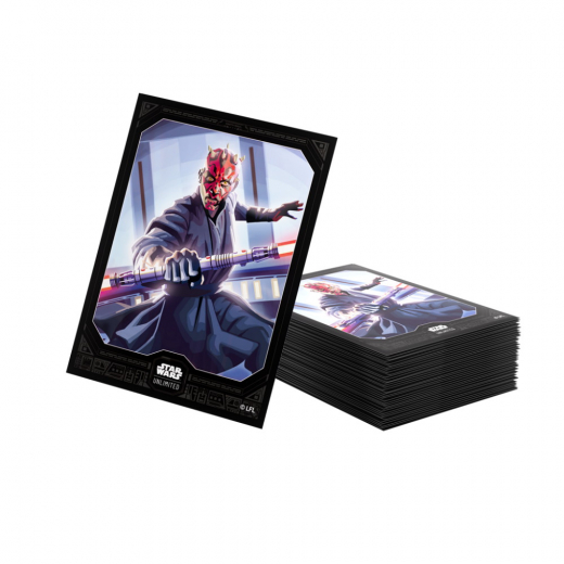 GameGenic Art Sleeves 64 x 90 mm - Darth Maul ryhmässä SEURAPELIT / Tarvikkeet / Sleeves @ Spelexperten (GGS15093ML)
