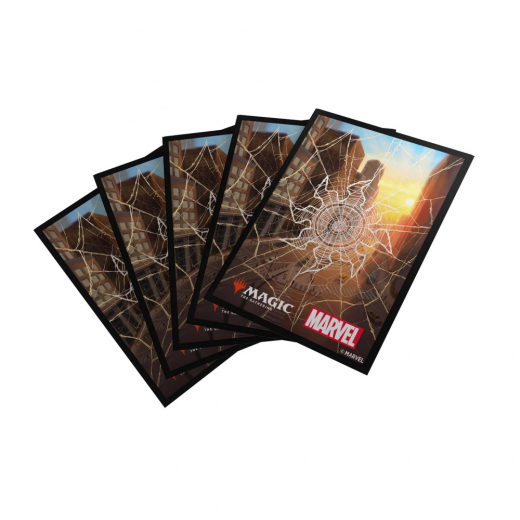 Magic Art Sleeves 64 x 90 mm - Spider-Man Plains ryhmässä SEURAPELIT / Tarvikkeet / Sleeves @ Spelexperten (GGS15115ML)