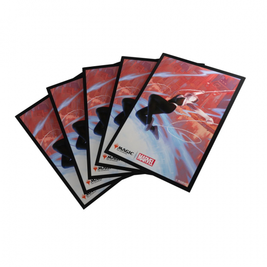 Magic Art Sleeves 64 x 90 mm - Spider-Man Spider-Gwen ryhmässä SEURAPELIT / Tarvikkeet / Sleeves @ Spelexperten (GGS15123ML)