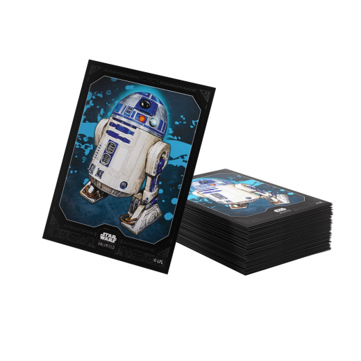 Star Wars Art Sleeves 64 x 90 mm - R2-D2 ryhmässä SEURAPELIT / Tarvikkeet / Sleeves @ Spelexperten (GGS15130ML)