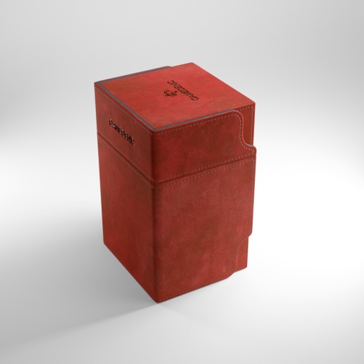 GameGenic Watchtower 100+ Convertible Deck Box (Red) ryhmässä SEURAPELIT / Tarvikkeet / Varastointi @ Spelexperten (GGS20039ML)