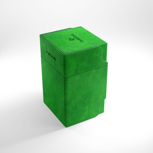 GameGenic Watchtower 100+ Convertible Deck Box (Green) ryhmässä SEURAPELIT / Tarvikkeet / Varastointi @ Spelexperten (GGS20041ML)