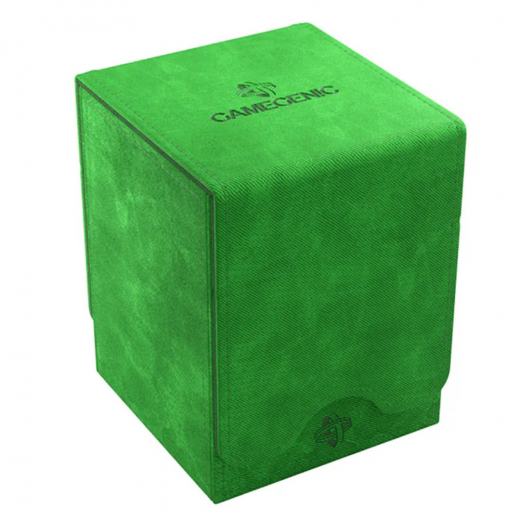 GameGenic Squire 100+ XL Convertible Deck Box - Green ryhmässä SEURAPELIT / Tarvikkeet / Varastointi @ Spelexperten (GGS20216ML)