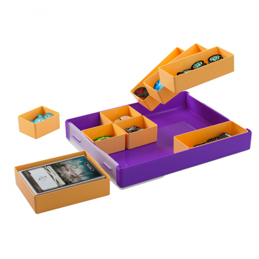 GameGenic Token Silo - Purple/Orange ryhmässä SEURAPELIT / Tarvikkeet / Varastointi @ Spelexperten (GGS22006ML)