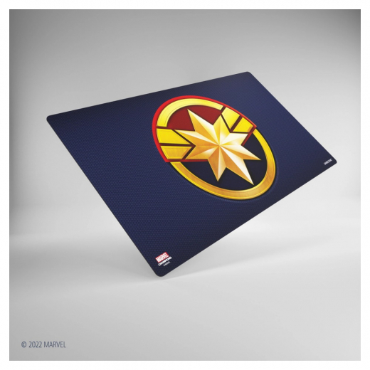 GameGenic Game Mat: Marvel Champions - Captain Marvel ryhmässä SEURAPELIT / Tarvikkeet @ Spelexperten (GGS40029ML)