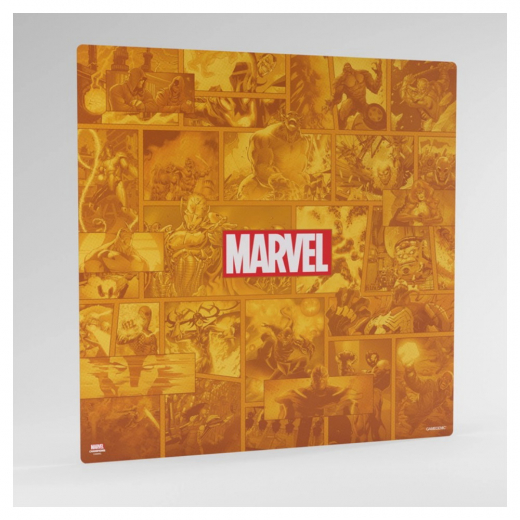 GameGenic Game Mat XL: Marvel Champions - Orange ryhmässä SEURAPELIT / Tarvikkeet @ Spelexperten (GGS40032ML)