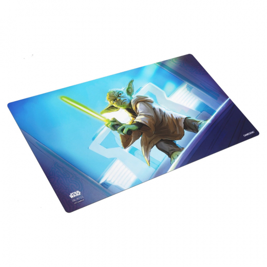 GameGenic Game Mat - Star Wars: Unlimited - Yoda ryhmässä SEURAPELIT / Tarvikkeet / Muut @ Spelexperten (GGS40065ML)