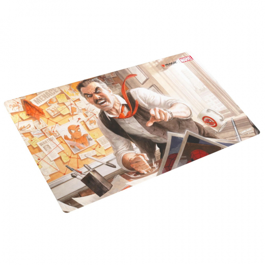 Magic: The Gathering Play Mat - Spider-Man J. Jonah Jameson ryhmässä SEURAPELIT / Tarvikkeet / Muut @ Spelexperten (GGS40184ML)