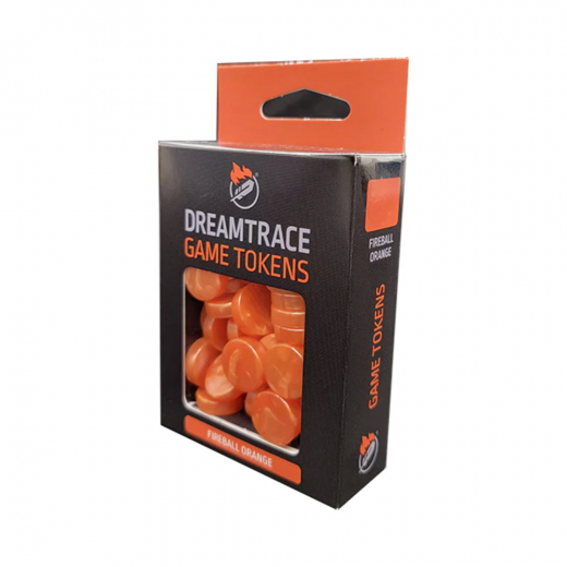 DreamTrace Game Tokens: Fireball Orange ryhmässä SEURAPELIT / Tarvikkeet / Muut @ Spelexperten (GHDTTK04)