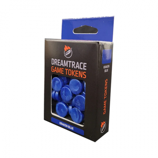 DreamTrace Game Tokens: Kraken Blue ryhmässä SEURAPELIT / Tarvikkeet / Muut @ Spelexperten (GHDTTK06)